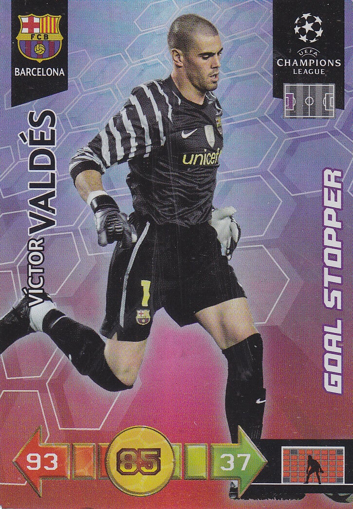 Victor Valdes / FC Barcelona / Panini Champions League 2010 / Goal Stopper / Nr.36