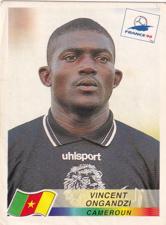 Vincent Ongandzi - Kamerun - Panini WM 1998 - Basis Bild - Nr. 137