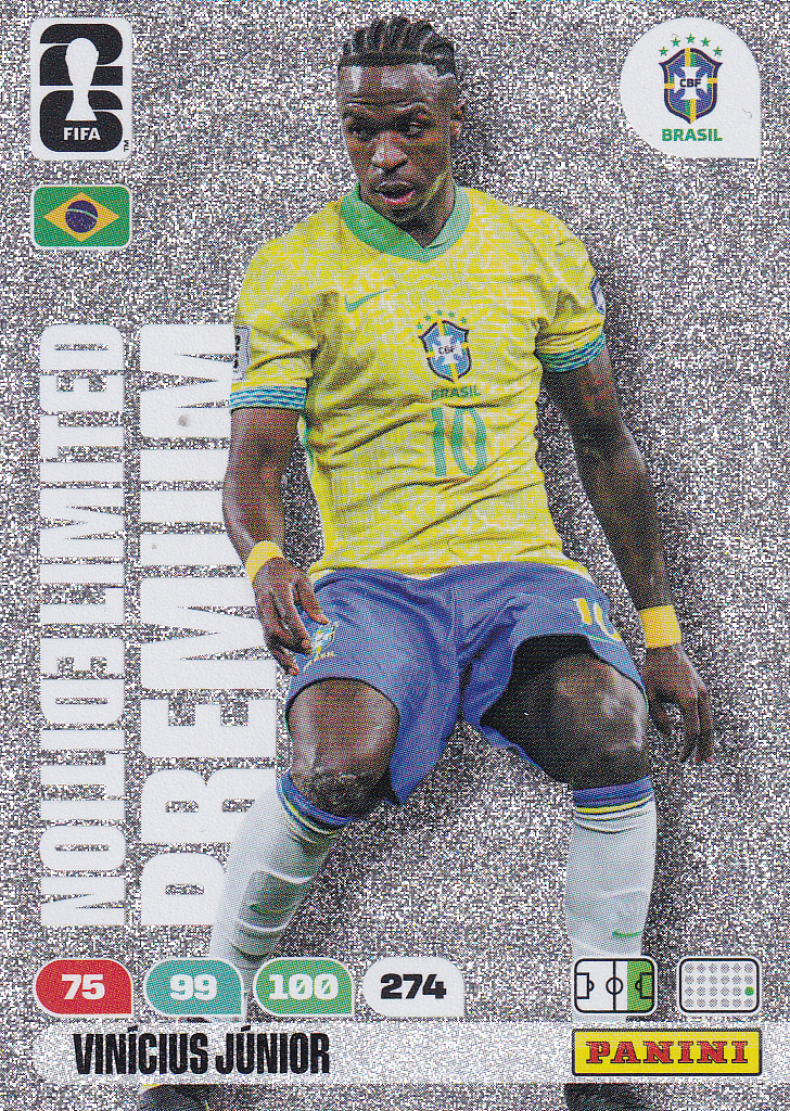 Vinicius Junior - Brasilien - Panini WM 2026 - Limited Edition Premium - Silber - LEP-VJ