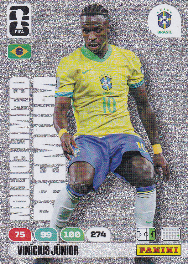 Vinicius Junior - Brasilien - Panini WM 2026 - Limited Edition Premium - Silber - LEP-VJ