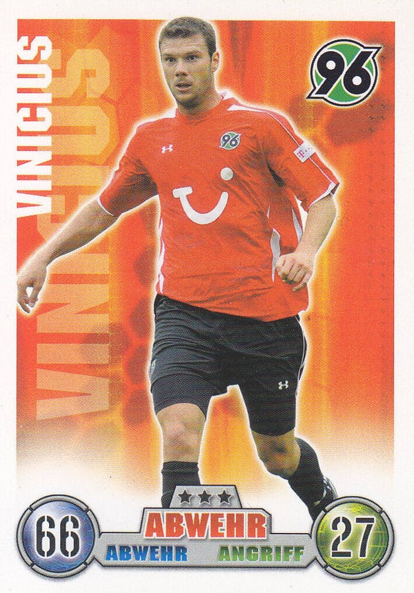 Vinicius / Hannover 96 / Topps Match Attax 2008 / Basis Karte / Nr. 150