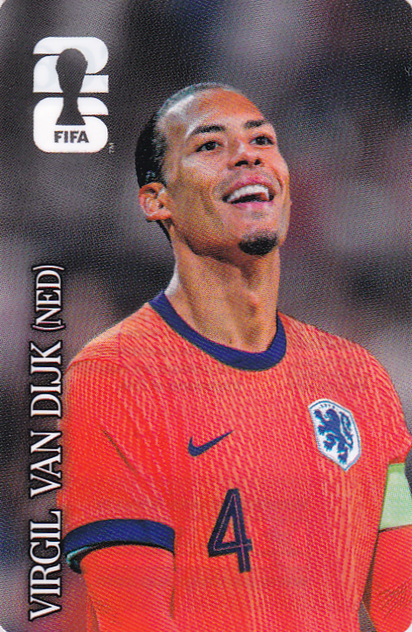 Virgil van Dijk - Holland - Panini Coka Cola Sticker - CC-EU6