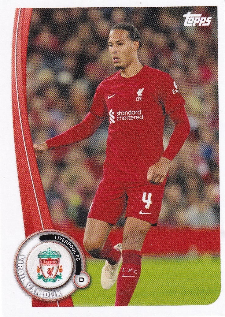 Virgil van Dijk - FC Liverpool - Topps Fan Set 2022 - Basis Karte - Nr. LI-2
