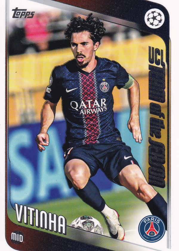 Vitinha - Paris Saint Germain - Topps Clubwettbewerb 2025 - Team of Season - Nr.46