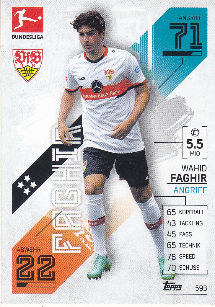 Wahid Faghir VFB Stuttgart Basis Karte Update Nr.593
