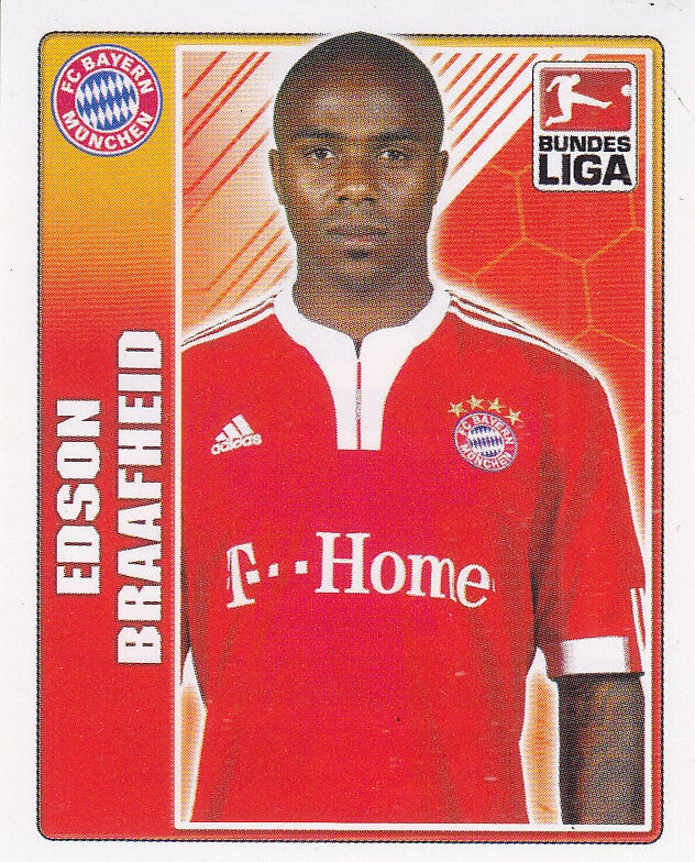 Edson Braafheid / FC Bayern München / Topps Bundesliga 2009 / Basis Bild / Nr. 320