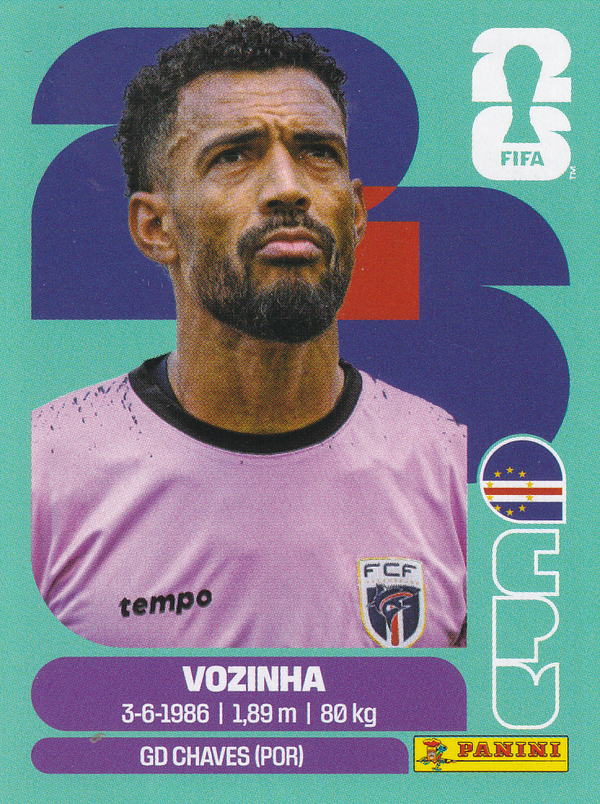 Vozinha - Kap Verde - Panini WM 2026 - Basis Bild - CPV2