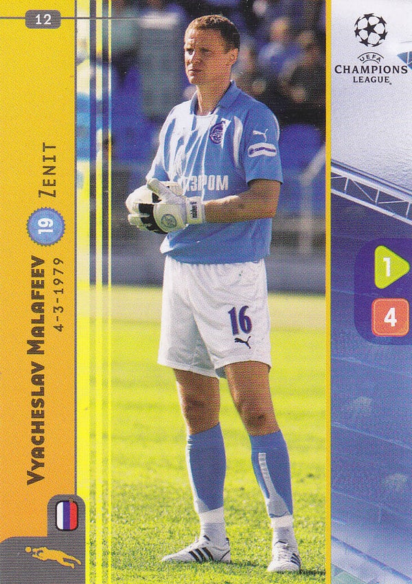 Vyacheslav Malafeev Zenit St. Petersburg Basis Karte Nr.12