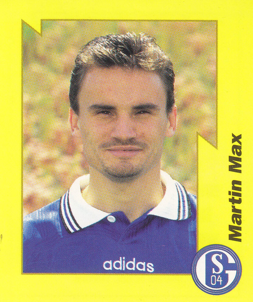 Martin Max / FC Schalke 04 / Panini Bundesliga 1997 / Basis Bild / Gelbe Serie  / Nr.213