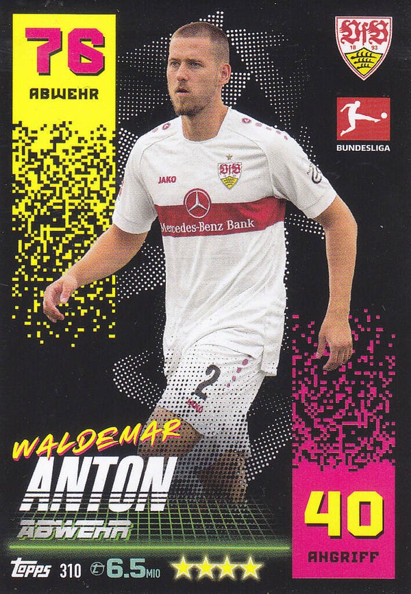 Waldemar Anton VFB Stuttgart Basis Karte Nr.310