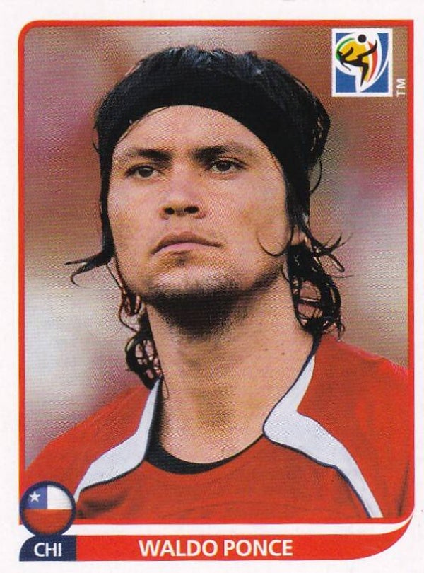Waldo Ponce / Chile / Panini WM 2010 / Basis Bild / Nr. 624