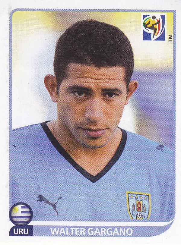 Walter Gargano / Uruquay / Panini WM 2010 / Basis Bild / Nr.77
