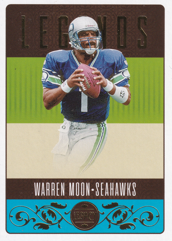 Warren Moon - Seattle Seahawks - Panini NFL Sammelkarte 2023 - Quarterback Legends - Nr. 150