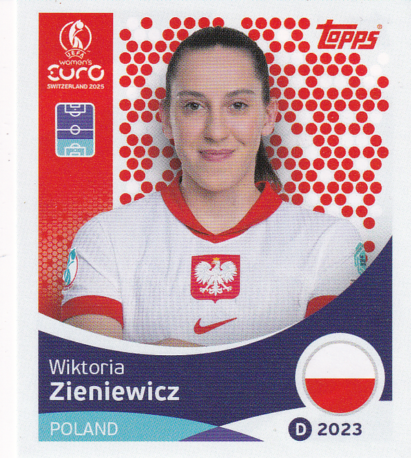 Wiktoria Zieniewicz - Polen - Topps Frauen EM 2025 - Basis Bild - Nr. 196