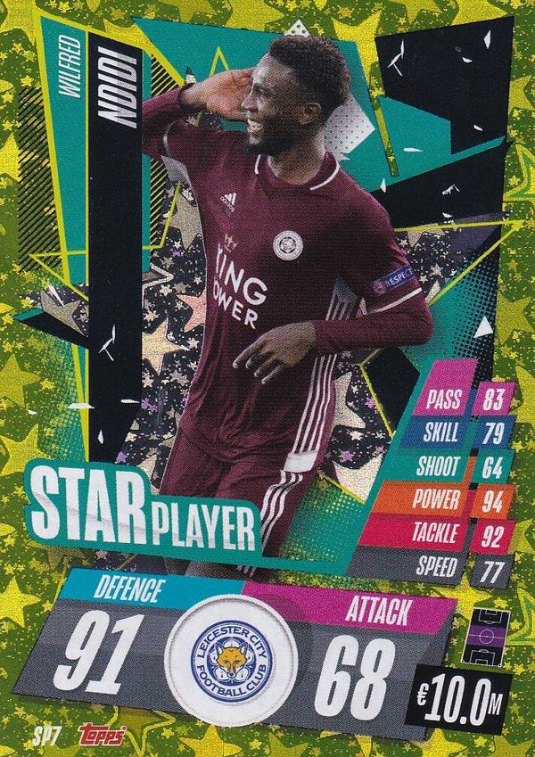 Wilfred Ndidi / Leicester City / Topps Champions League 2020 / Star Player / Nr. SP 7