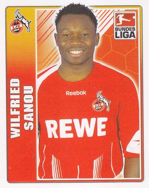 Wilfried Sanou / 1.FC Köln / Topps Bundesliga 2009 / Basis Bild / Nr.243