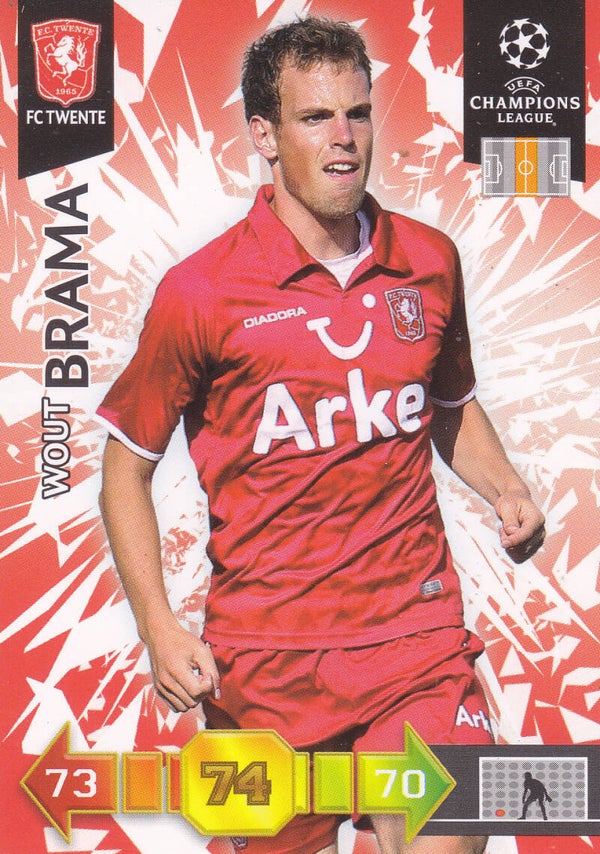 Wout Brama / FC Twente Enschede / Panini Champions League 2010 / Basis Karte / Nr. 329