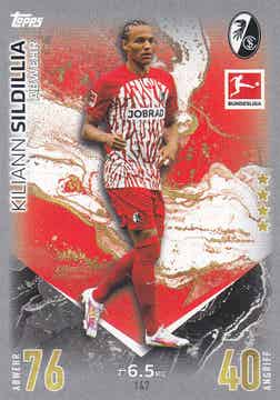 Kiliann Sildillia / SC Freiburg / Topps Match Attax 2023 / Basis Karte / Nr.147