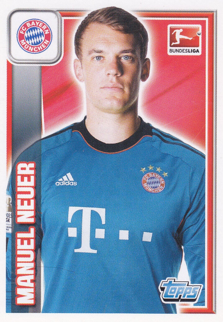 Manuel Neuer / FC Bayern München / Topps Bundesliga 2013 / Basis Bild / Nr. 199