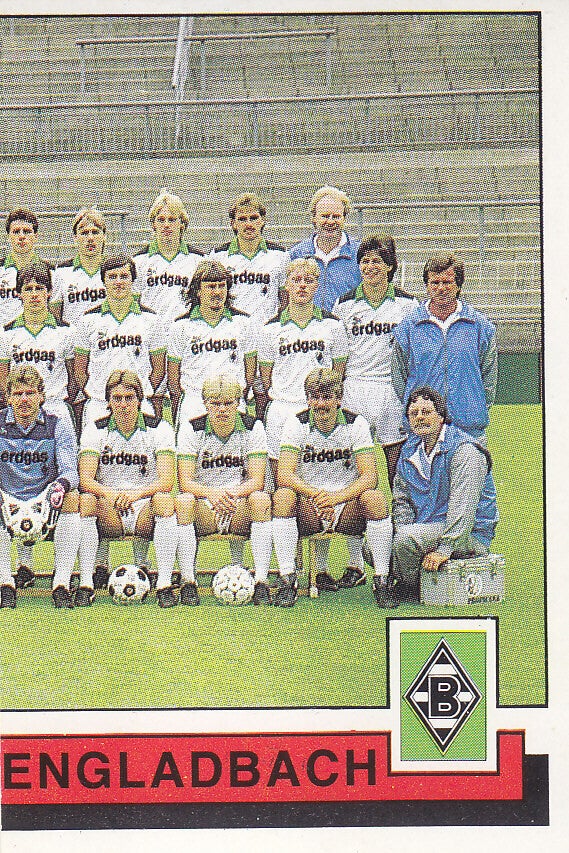 Borussia Mönchengladbach / Panini Bundesliga 1986 / Mannschaft 2 Nr. M26