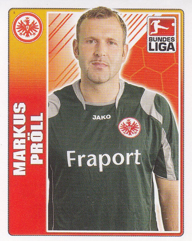 Markus Pröll / Eintracht Frankfurt / Topps Bundesliga 2009 / Basis Bild / Nr.91