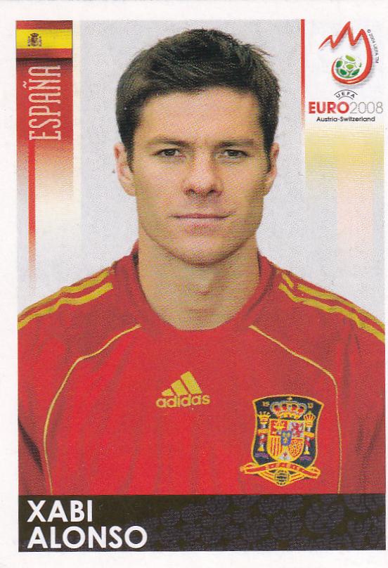 Xabi Alonso - Spanien - Panini EM 2008 - Basis Bild - Nr. 426