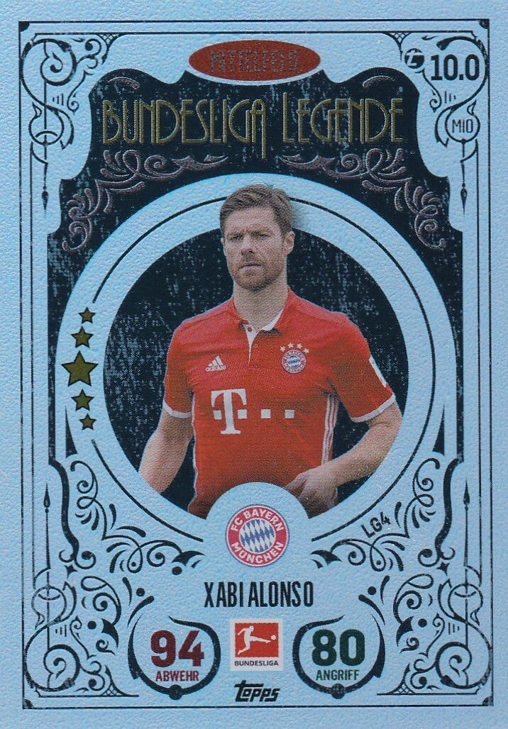 Xabi Alonso / FC Bayern München / Topps Match Attax 2024 / Bundesliga Legende / Nr. LEG 4