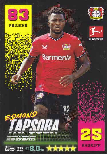 Edmond Tapsoba Bayer Leverkusen Basis Karte Nr.222