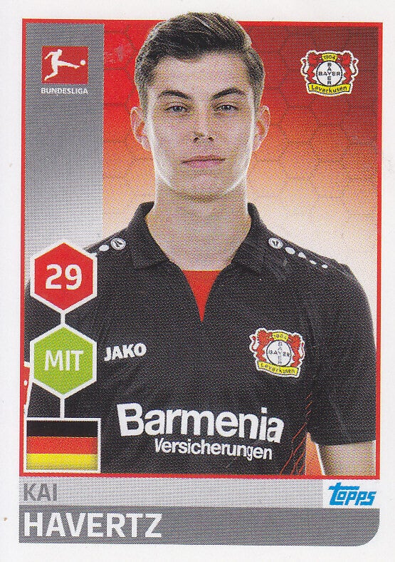 Kai Havertz Bayer Leverkusen Basis Bild Nr.180