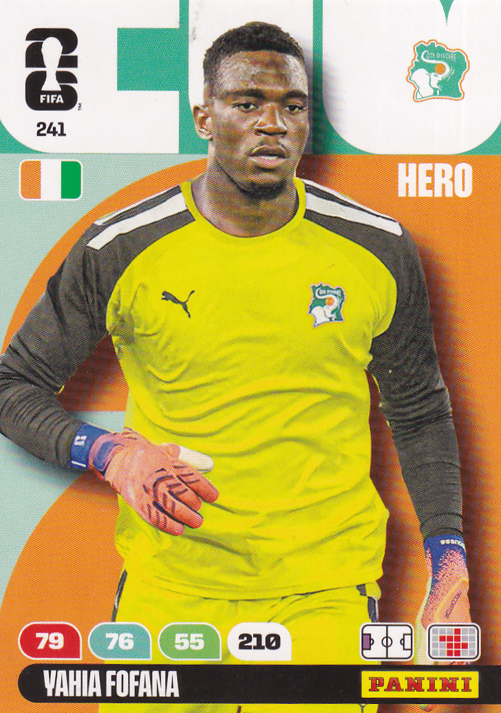 Yahia Fofana - Elfenbeinküste - Panini WM 2026 - Hero - Nr. 241