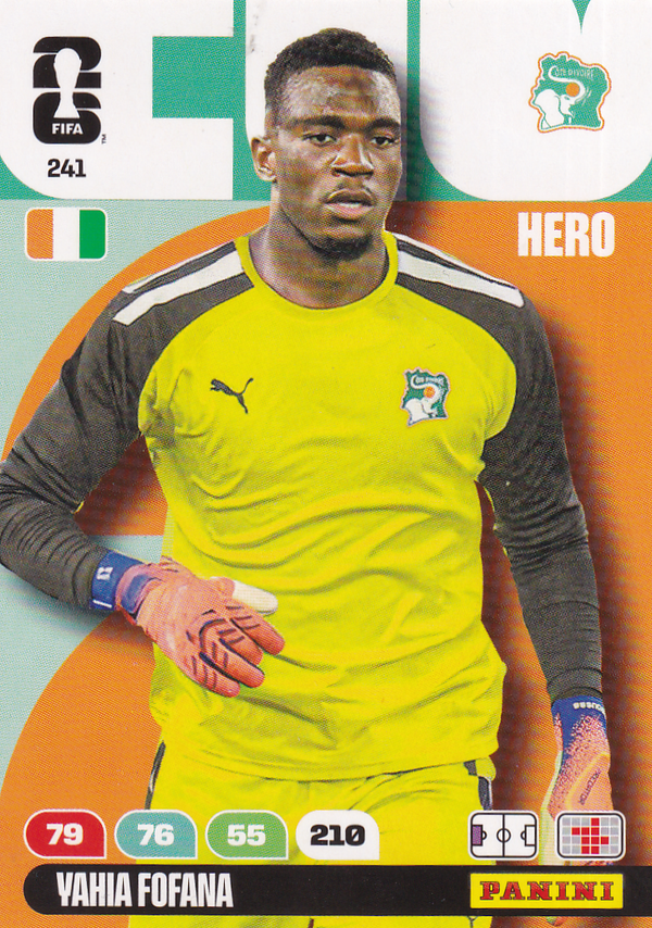 Yahia Fofana - Elfenbeinküste - Panini WM 2026 - Hero - Nr. 241