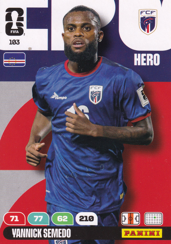 Yannick Semedo - Kap Verde - Panini WM 2026 - Hero - Nr. 103