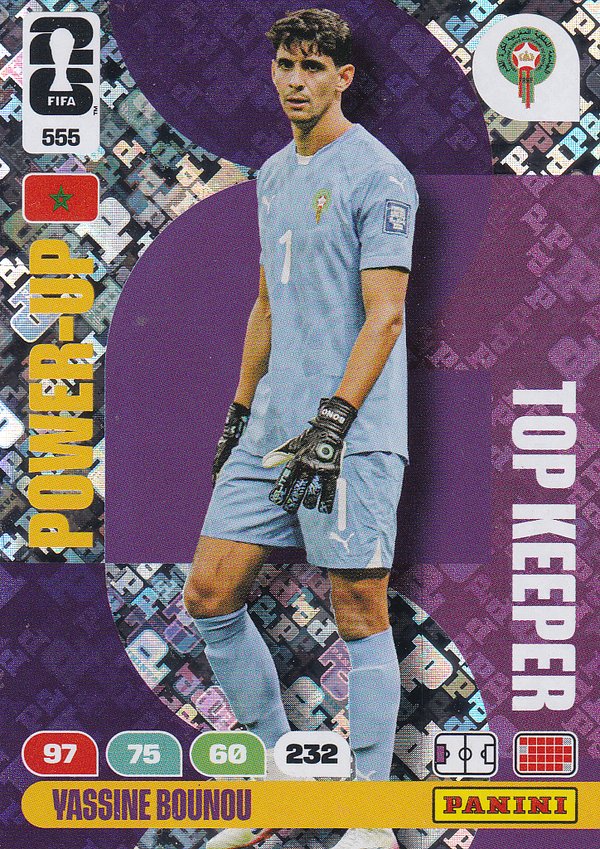 Yassine Bounou - Marokko - Panini WM 2026 - Power Up - Top Keeper - Nr. 555