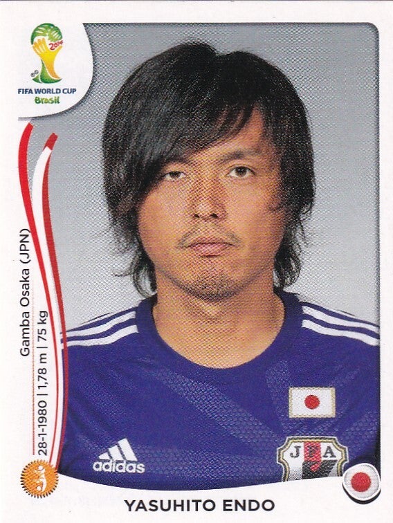 Yasuhito Endo - Japan - Panini WM 2014 - Basis Bild - Nr. 251