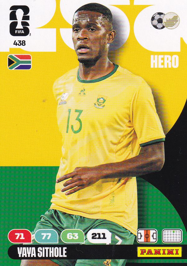 Yaya Sithole - Südafrika - Panini WM 2026 - Hero - Nr. 438