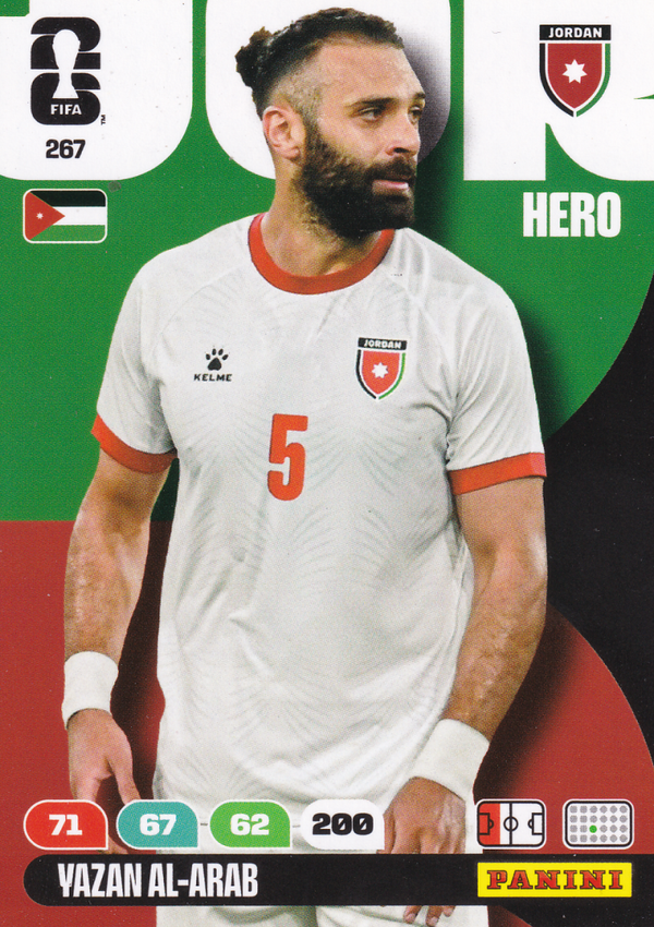 Yazan Al-Arab - Jordanien - Panini WM 2026 - Hero - Nr. 267