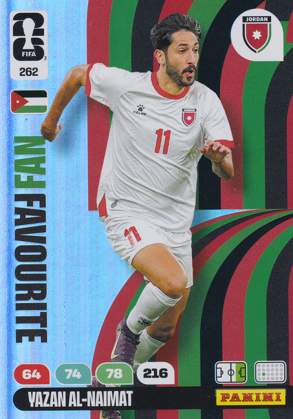Yazan Al-Naimat - Jordanien - Panini WM 2026 - Fan Favourite - Nr. 262
