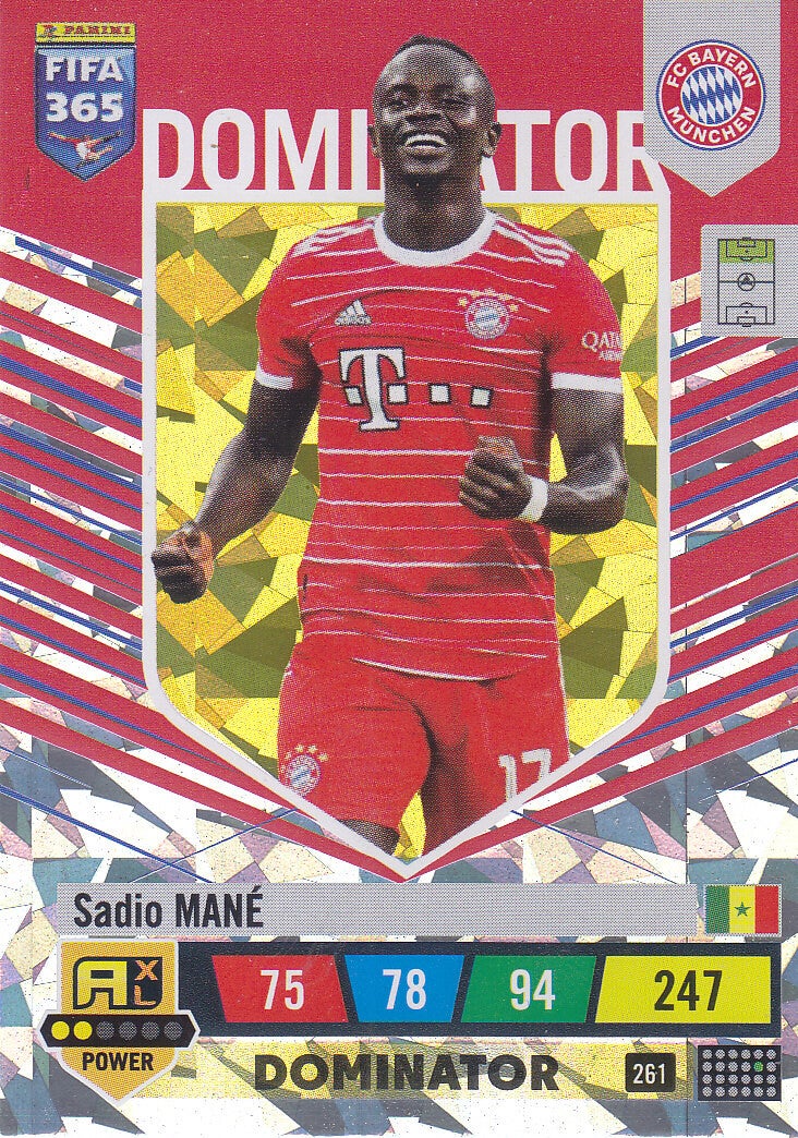 Sadio Mane FC Bayern München Dominator Karten Nr.261