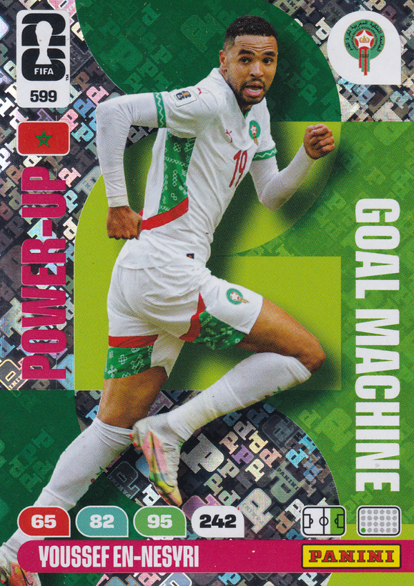 Youssef En-Nesyri - Marokko - Panini WM 2026 - Power Up - Goal Machine - Nr. 599