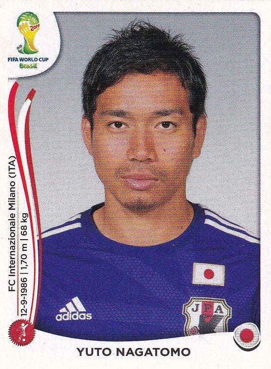 Yuto Nagatomo - Japan - Panini WM 2014 - Basis Bild - Nr. 247