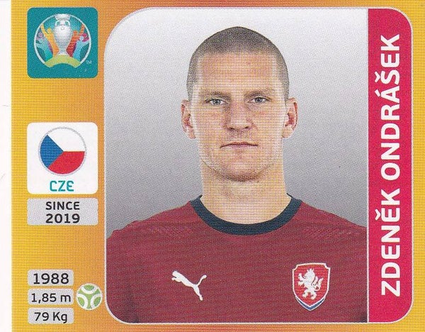 Zdenek Ondrasek / Tschechien / Panini EM 2020 / Basis Bild / Nr. 398