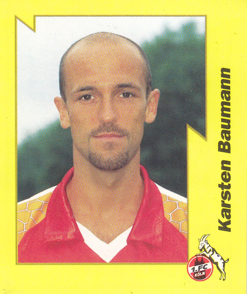 Karsten Baumann / 1.FC Köln / Panini Bundesliga 1997 / Gelbe Serie / Nr. 125