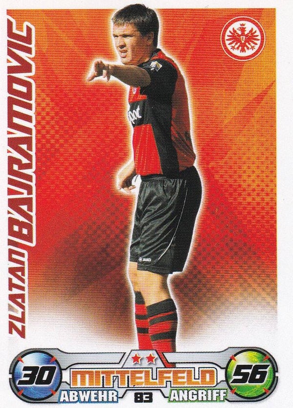 Zlatan Bajramovic / Eintracht Frankfurt / Topps Match Attax 2009 / Basis Karte / Nr. 83