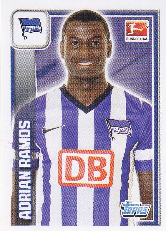 Adrian Ramos / Hertha BSC Berlin / Topps Bundesliga 2013 / Basis Bild / Nr. 30