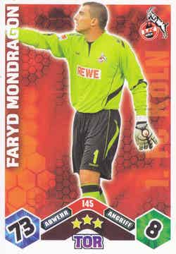 Faryd Mondragon / 1.FC Köln / Topps Match Attax 2010 / Basis Karte / Nr. 145