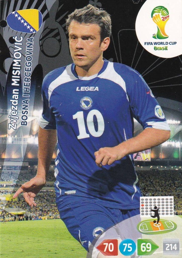 Zvjezdan Misimovic - Bosnien Herzegowina - Panini WM 2014 - Basis Karte - Nr. 41