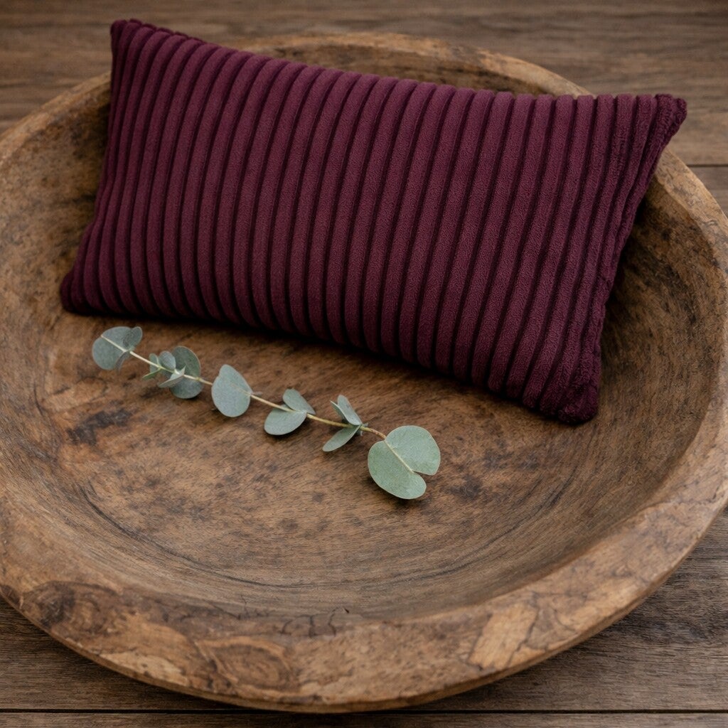 Cord Pillow – Bordeaux | Newborn Photography Prop