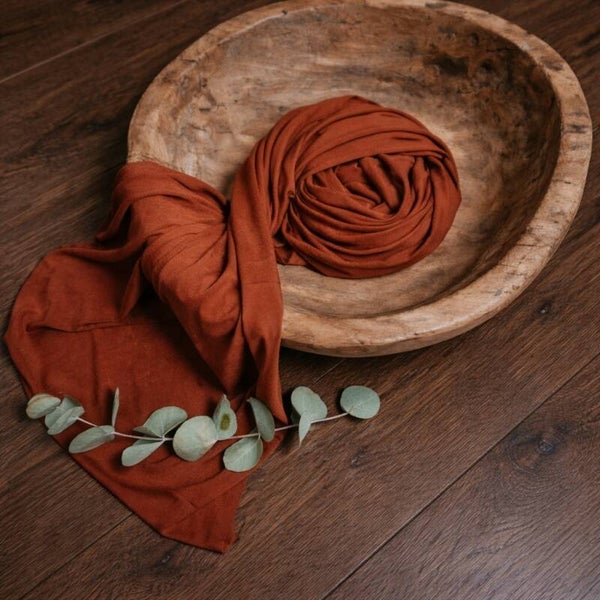 Cognac Stretch Wrap – Newborn Photography Prop