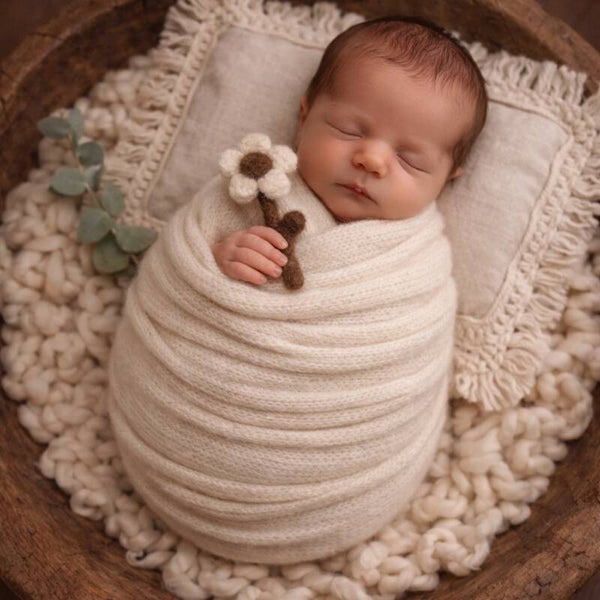 Felted Flower Prop | Newborn Photography