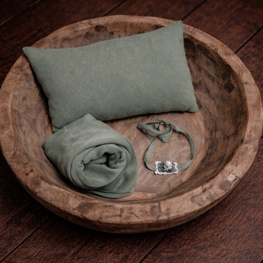 Newborn Knit Styling Set – Khaki